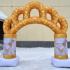 Надувная арка "Золотая корона" - Производственное предприятие АЭРО - Пневмокаркасные шатры и палатки,  надувные рекламные конструкции, надувные сцены, арки  и пневмокостюмы