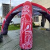 Надувная палатка-шатёр открытая  - Производственное предприятие АЭРО - Пневмокаркасные шатры и палатки,  надувные рекламные конструкции, надувные сцены, арки  и пневмокостюмы