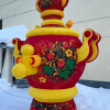 Надувная фигура  "Самовар с земляникой" - Производственное предприятие АЭРО - Пневмокаркасные шатры и палатки,  надувные рекламные конструкции, надувные сцены, арки  и пневмокостюмы
