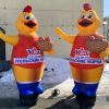 Надувная машущая фигура курица с корзиной яиц - Производственное предприятие АЭРО - Пневмокаркасные шатры и палатки,  надувные рекламные конструкции, надувные сцены, арки  и пневмокостюмы
