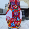 Надувная матрёшка с Городецкой росписью - Производственное предприятие АЭРО - Пневмокаркасные шатры и палатки,  надувные рекламные конструкции, надувные сцены, арки  и пневмокостюмы