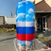 Надувная фигура ко Дню России "Сердце"  - Производственное предприятие АЭРО - Пневмокаркасные шатры и палатки,  надувные рекламные конструкции, надувные сцены, арки  и пневмокостюмы