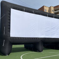 Надувной экран для уличного кинотеатра 12м.*7м. - Производственное предприятие АЭРО - Пневмокаркасные шатры и палатки,  надувные рекламные конструкции, надувные сцены, арки  и пневмокостюмы