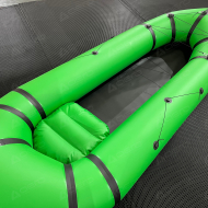 Надувной пакрафт "салат+чёрный" - Производственное предприятие АЭРО - Пневмокаркасные шатры и палатки,  надувные рекламные конструкции, надувные сцены, арки  и пневмокостюмы