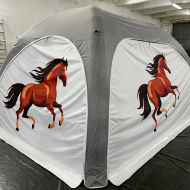 Надувной судейский шатёр для соревнований 4,5м.*3м. - Производственное предприятие АЭРО - Пневмокаркасные шатры и палатки,  надувные рекламные конструкции, надувные сцены, арки  и пневмокостюмы