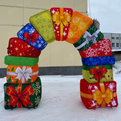 Надувная арка из подарков - Производственное предприятие АЭРО - Пневмокаркасные шатры и палатки,  надувные рекламные конструкции, надувные сцены, арки  и пневмокостюмы