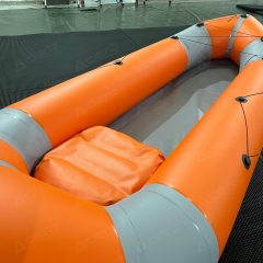 Надувной пакрафт "оранжево-серый" - Производственное предприятие АЭРО - Пневмокаркасные шатры и палатки,  надувные рекламные конструкции, надувные сцены, арки  и пневмокостюмы