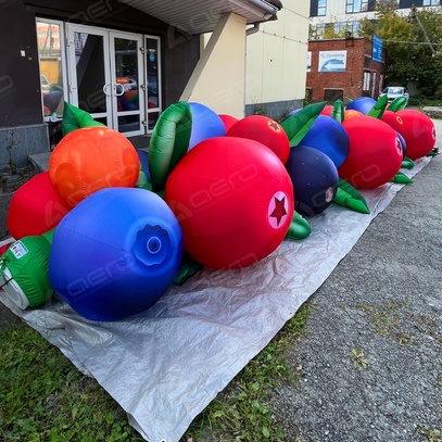 Надувная гирлянда "Северные ягоды" - Производственное предприятие АЭРО - Пневмокаркасные шатры и палатки,  надувные рекламные конструкции, надувные сцены, арки  и пневмокостюмы