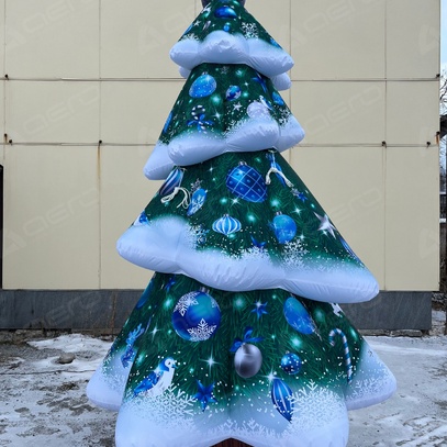 Надувная фигура "Праздничная Ель" - Производственное предприятие АЭРО - Пневмокаркасные шатры и палатки,  надувные рекламные конструкции, надувные сцены, арки  и пневмокостюмы