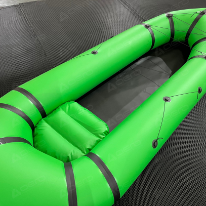 Надувной пакрафт "салат+чёрный" - Производственное предприятие АЭРО - Пневмокаркасные шатры и палатки,  надувные рекламные конструкции, надувные сцены, арки  и пневмокостюмы