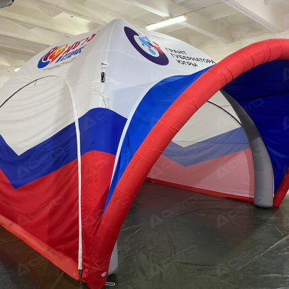 Палатка для мероприятий "Триколор" со съёмными стенками - Производственное предприятие АЭРО - Пневмокаркасные шатры и палатки,  надувные рекламные конструкции, надувные сцены, арки  и пневмокостюмы