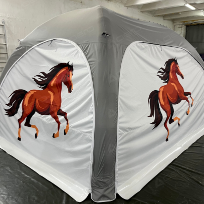 Надувной судейский шатёр для соревнований 4,5м.*3м. - Производственное предприятие АЭРО - Пневмокаркасные шатры и палатки,  надувные рекламные конструкции, надувные сцены, арки  и пневмокостюмы