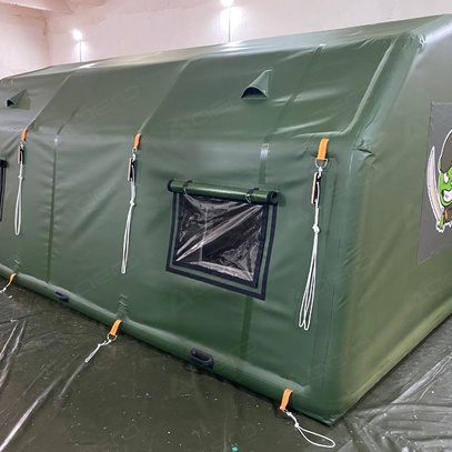 Пневмопалатка для учений, экспедиций и организации полевого штаба 3,5м*3м*2,2м. - Производственное предприятие АЭРО - Пневмокаркасные шатры и палатки,  надувные рекламные конструкции, надувные сцены, арки  и пневмокостюмы