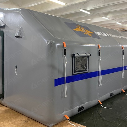 Пневмокаркасная палатка для спецслужб, МЧС 43м2 (9м*4,8м*2,9м) - Производственное предприятие АЭРО - Пневмокаркасные шатры и палатки,  надувные рекламные конструкции, надувные сцены, арки  и пневмокостюмы