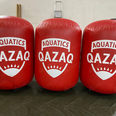 Надувной ПВХ буй для соревнований 1,6м.*1,3м - Производственное предприятие АЭРО - Пневмокаркасные шатры и палатки,  надувные рекламные конструкции, надувные сцены, арки  и пневмокостюмы