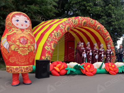 Оформление ярмарки: идеи от компании "Аэро" - Производственное предприятие АЭРО - Пневмокаркасные шатры и палатки,  надувные рекламные конструкции, надувные сцены, арки  и пневмокостюмы